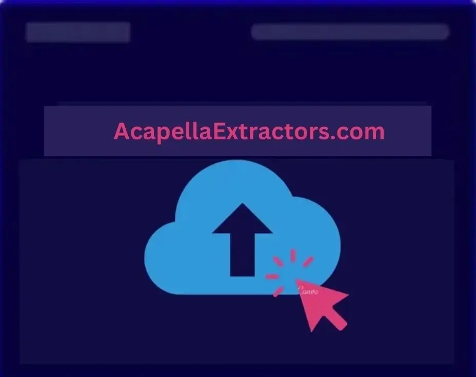 upload files to free acapella extractor tool